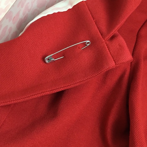 CAbi Cropped Jacket Blazer #3035 Holiday Red Bow - Picture 9 of 9